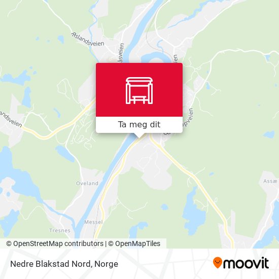 Nedre Blakstad Nord kart