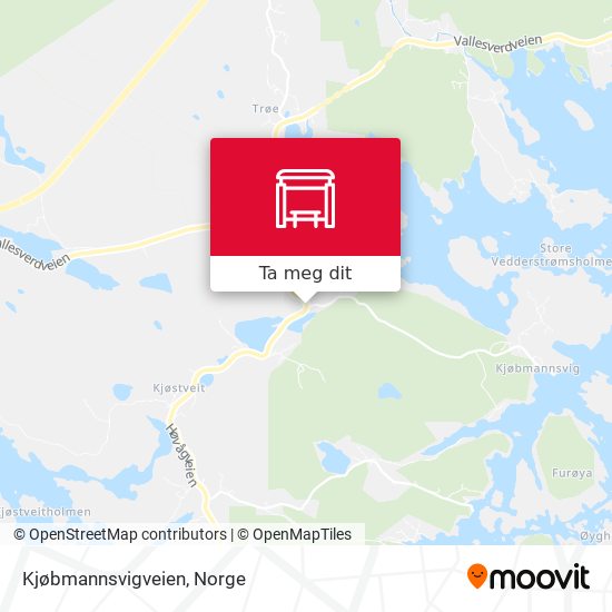 Kjøbmannsvigveien kart