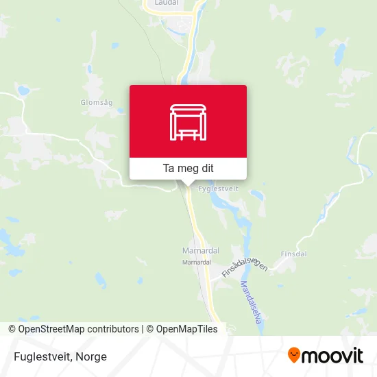 Fuglestveit kart