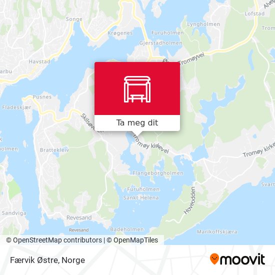 Færvik Østre kart