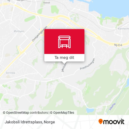 Jakobsli Idrettsplass kart