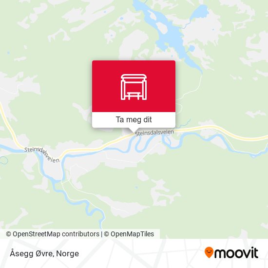 Åsegg Øvre kart