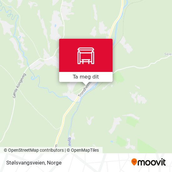 Stølsvangsveien kart