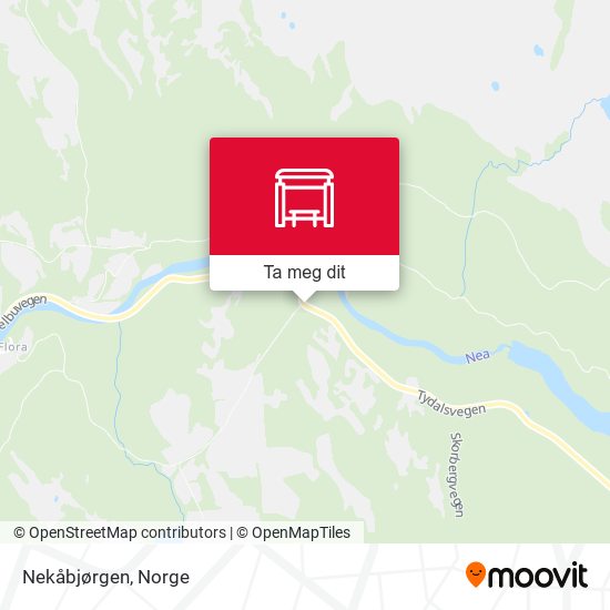 Nekåbjørgen kart