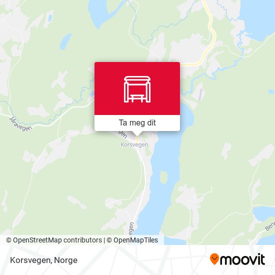 Korsvegen kart