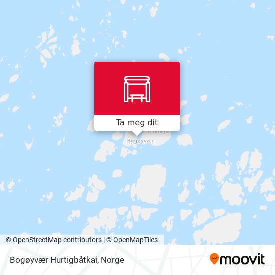 Bogøyvær Hurtigbåtkai kart