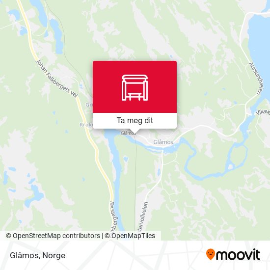 Glåmos kart