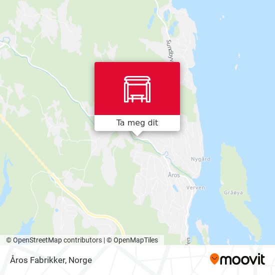 Åros Fabrikker kart