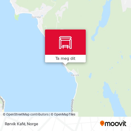 Rørvik Kafé kart