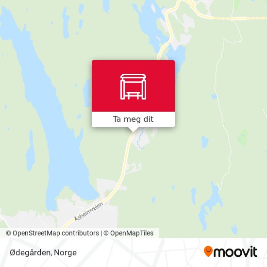 Ødegården kart