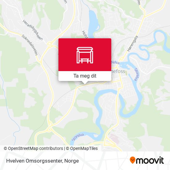 Hvelven Omsorgssenter kart