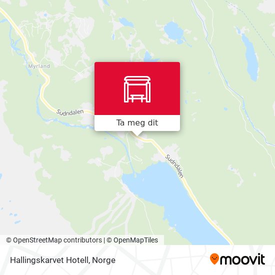 Hallingskarvet Hotell kart