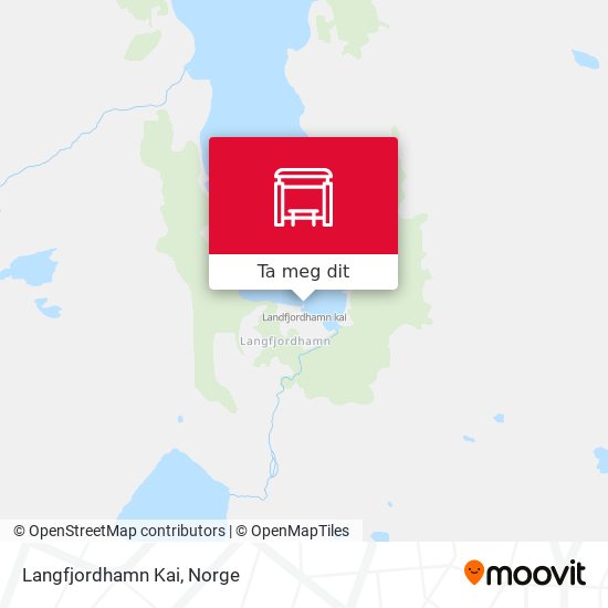 Langfjordhamn Kai kart