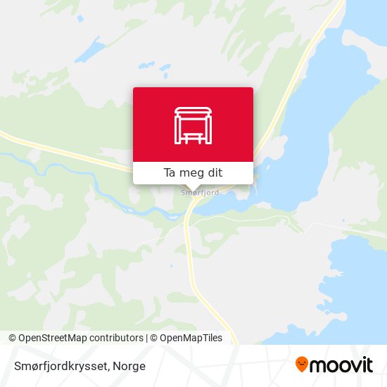 Smørfjordkrysset kart