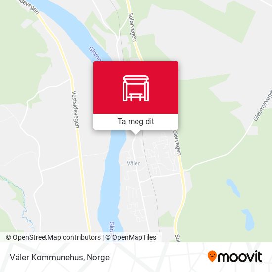 Våler Kommunehus kart