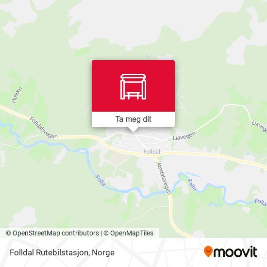 Folldal Rutebilstasjon kart