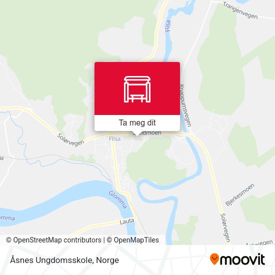 Åsnes Ungdomsskole kart