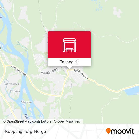 Koppang Torg kart