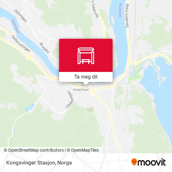 Kongsvinger Stasjon kart