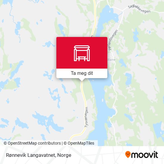 Rønnevik Langavatnet kart