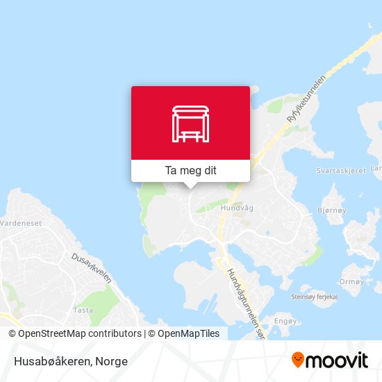 Husabøåkeren kart