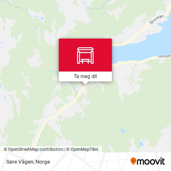 Søre Vågen kart