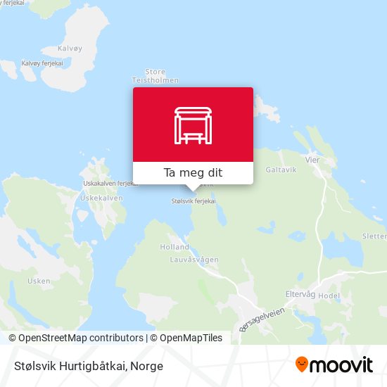 Stølsvik Hurtigbåtkai kart