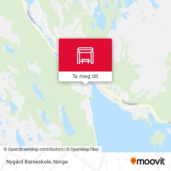 Nygård Barneskole kart