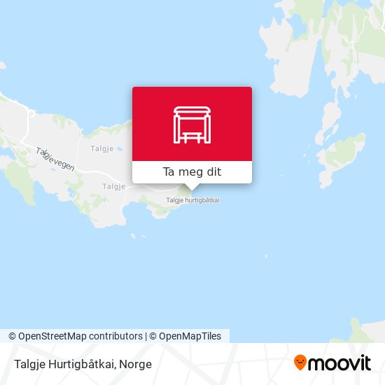 Talgje Hurtigbåtkai kart