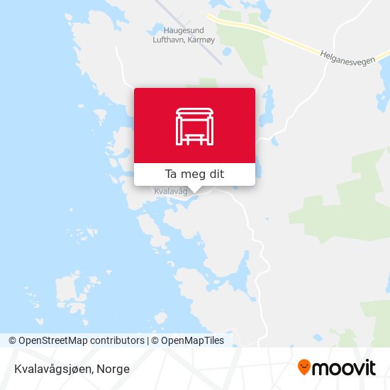 Kvalavågsjøen kart