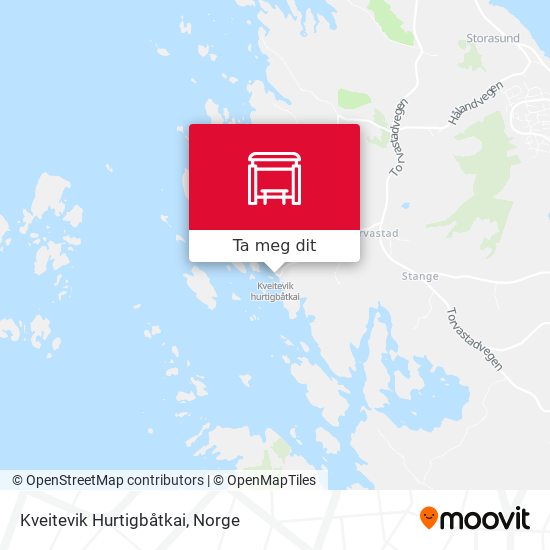 Kveitevik Hurtigbåtkai kart