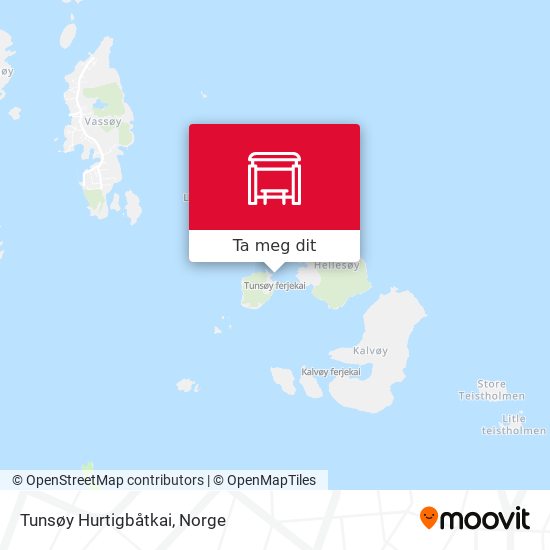 Tunsøy Hurtigbåtkai kart