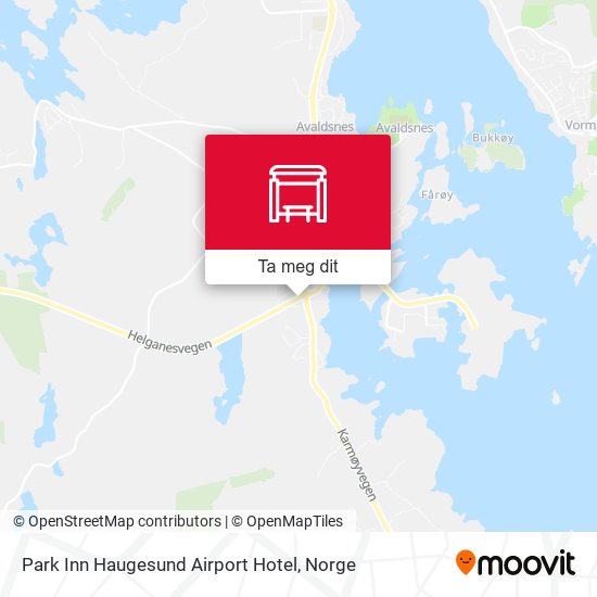 Park Inn Haugesund Airport Hotel kart