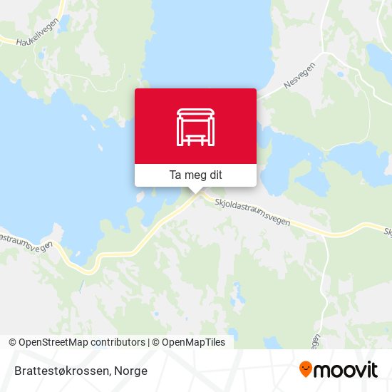 Brattestøkrossen kart