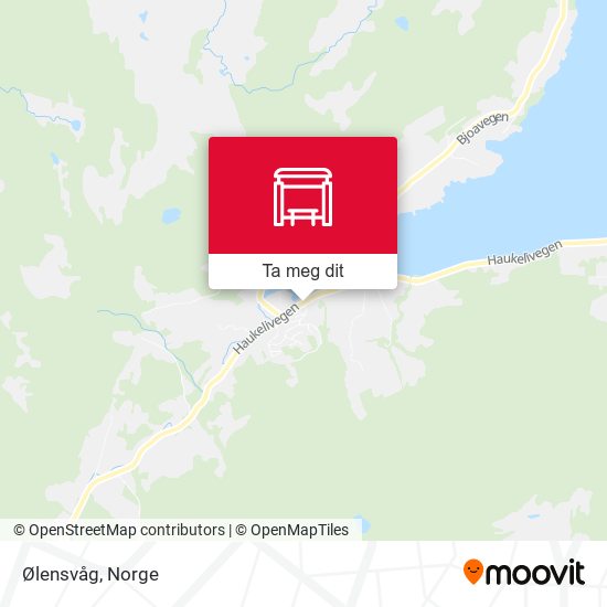 Ølensvåg kart