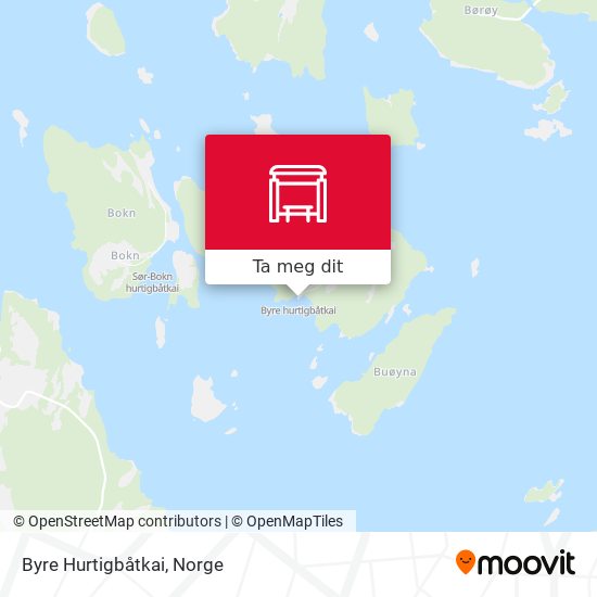 Byre Hurtigbåtkai kart