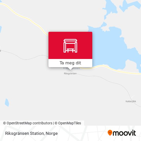 Riksgränsen Station kart