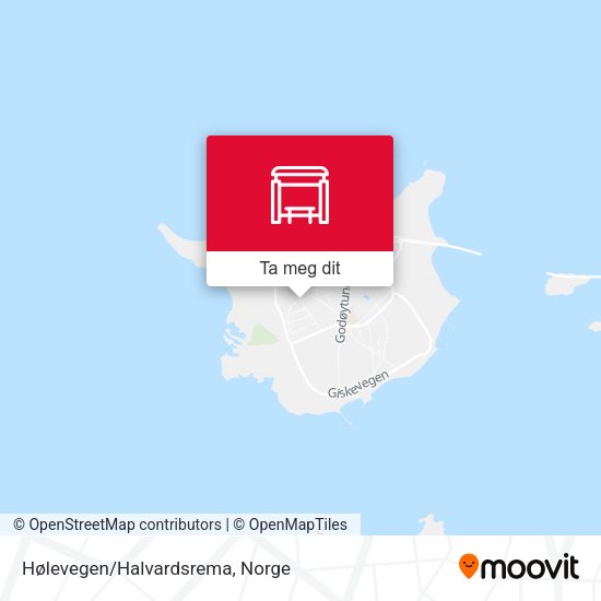Hølevegen/Halvardsrema kart