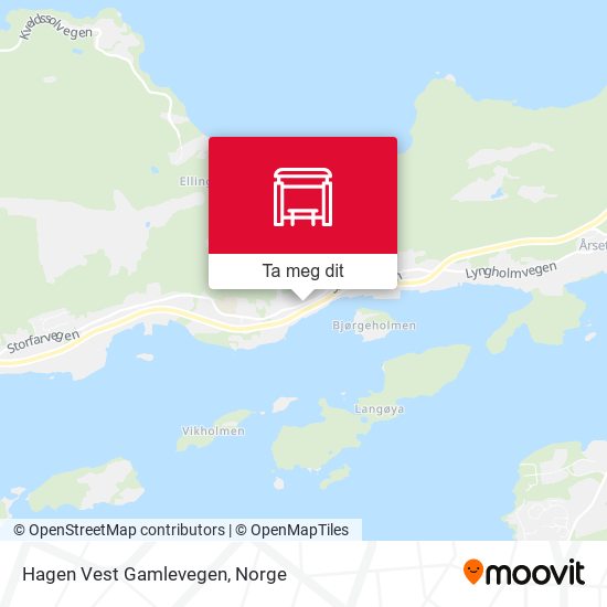 Hagen Vest Gamlevegen kart