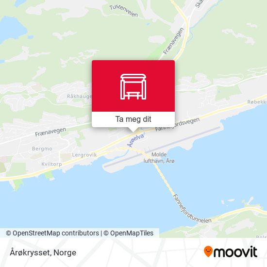 Årøkrysset kart