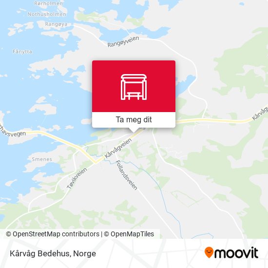 Kårvåg Bedehus kart