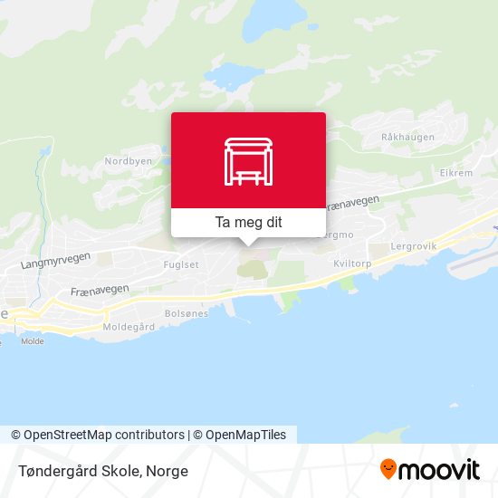 Tøndergård Skole kart