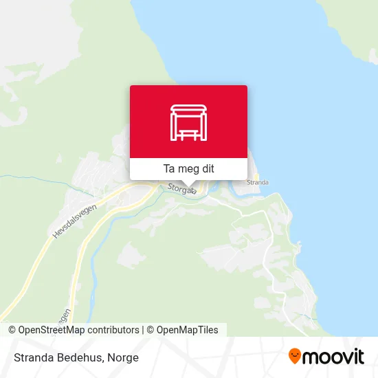 Stranda Bedehus kart