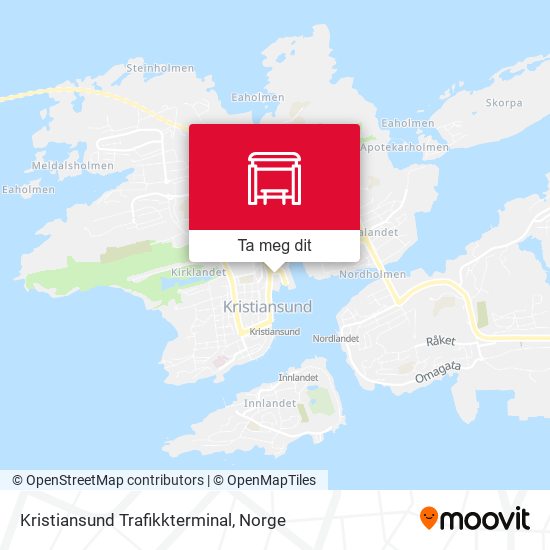 Kristiansund Trafikkterminal kart