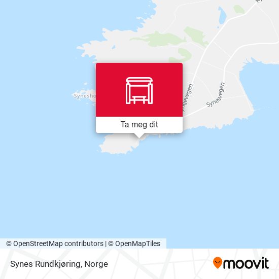 Synes Rundkjøring kart