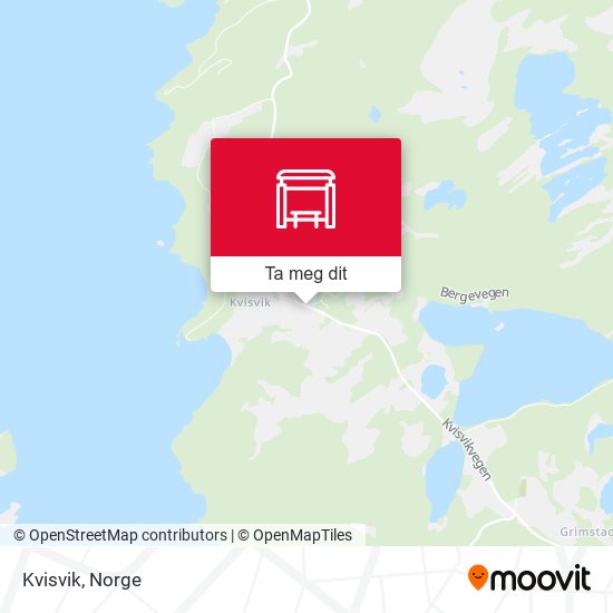 Kvisvik kart