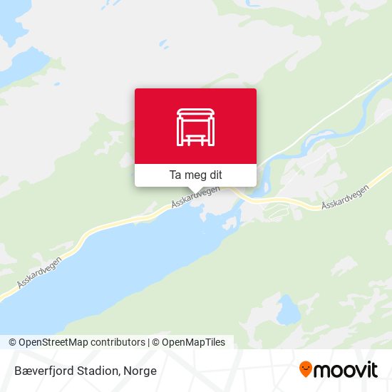 Bæverfjord Stadion kart
