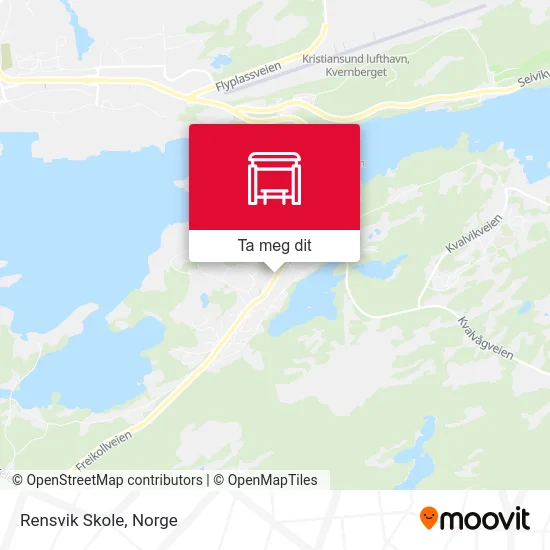 Rensvik Skole kart
