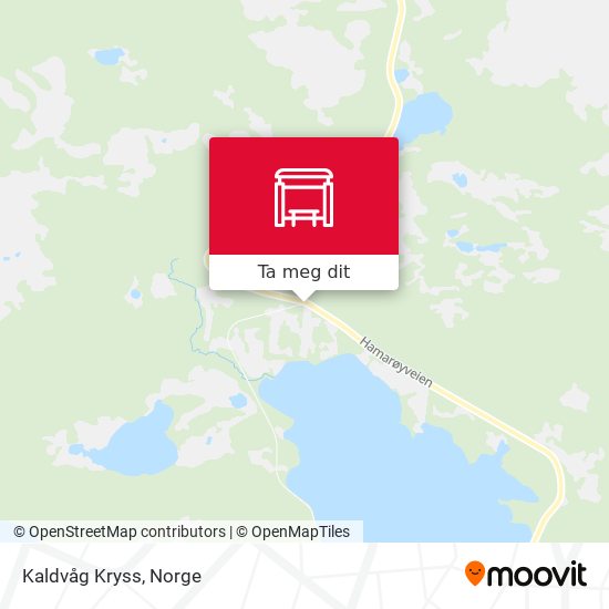 Kaldvåg Kryss kart