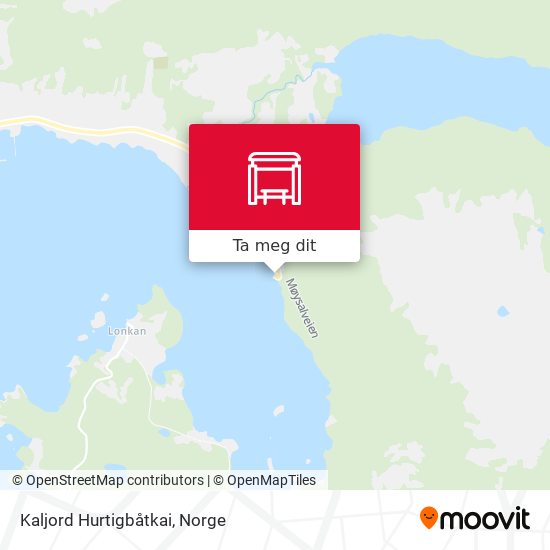 Kaljord Hurtigbåtkai kart